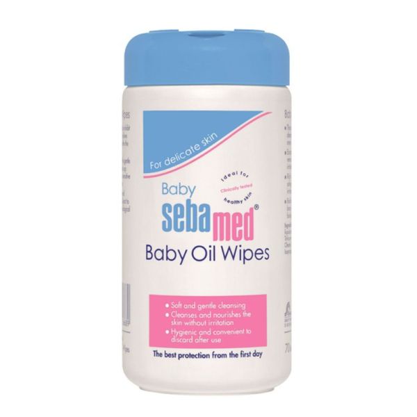 Sebamed 70s Baby Oil Wipes