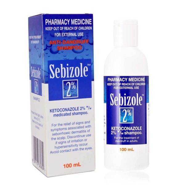 Sebizole 2 20mg ml Shampoo 100ml