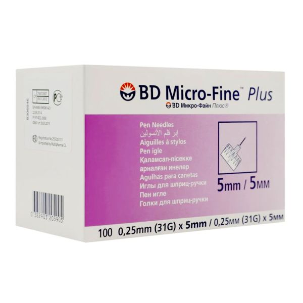 BD Microfine Pen Needles 31g X 5mm (320590)