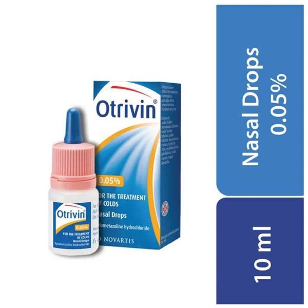 Otrivin 0.05 Paediatric Nasal Drops 10 ml