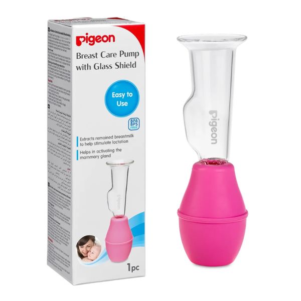 Glass breast shop pump