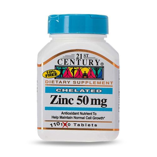 21st Century Chelated Zinc Tablets 110`S