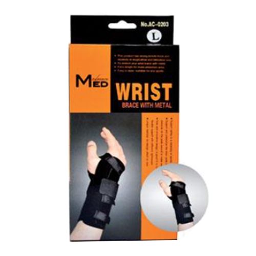 Advance Med Wrist Brace With Metal- Assorted