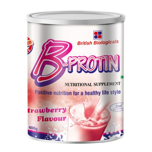 B-Protein Straberry Powder 400gm
