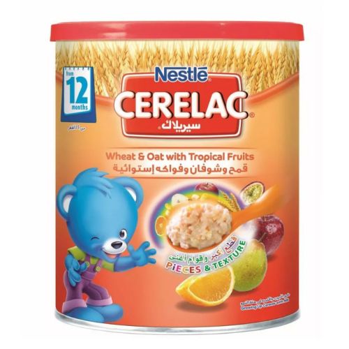 Cerelac Wheat & Oat Tropical Fruits 400gm