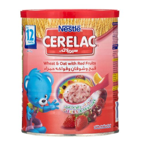 Cerelac Wheat & Oat With Red Fruits 400gm
