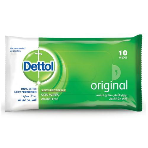 Dettol Antibacterial Wipes 10s
