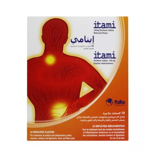 Itami 140mg 10cm X 14cm Plasters 10s