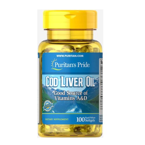 Puritan's Pride Cod Liver Oil Caps 100s 