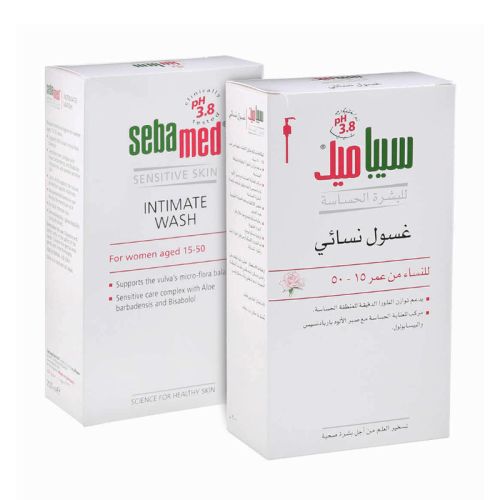 Sebamed  2x200ml Intimate Wash Ph 3.8 Twin Pack