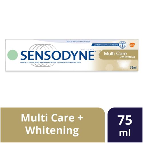 Sensodyne 75ml Multi Care Plus Whitening Toothpaste