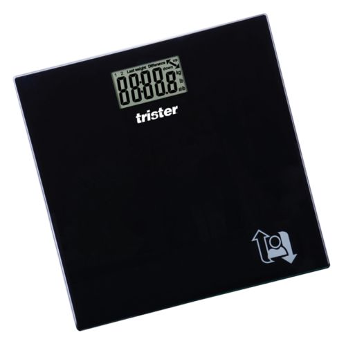 Trister Electronic Bathroom Scale Black : TS3092AT