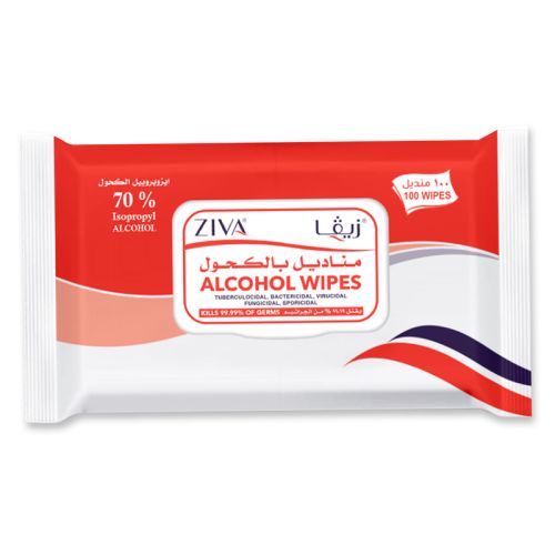 Ziva Alcohol Wipes 100s