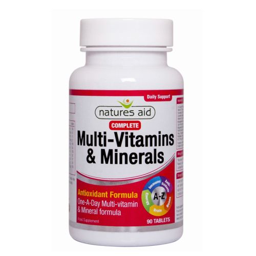 Natures Aid Complete Multi-Vitamins & Minerals Tab 90s
