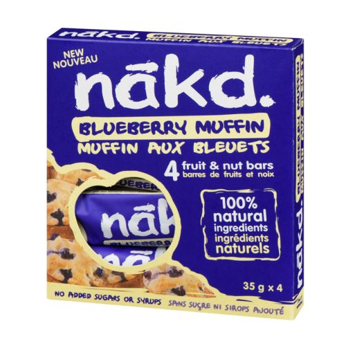  Nakd Blueberry Muffin 35g 4's Multipack
