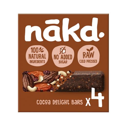 Nakd Cocoa Delight Bar 35g 4's Multipack