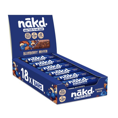 Nakd Blueberry Muffin Bar 35g 18s