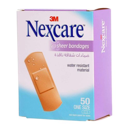 3M Nexcare 656-50 Sheer Bandage Regular 