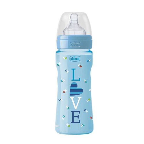 Chicco 67384 Plastic bottle 330ml Silicon teat