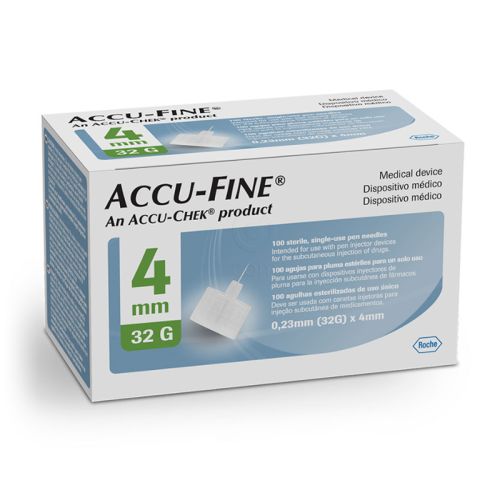 Accu-Fine Pen Needles 0.23mm (32G)X4mm