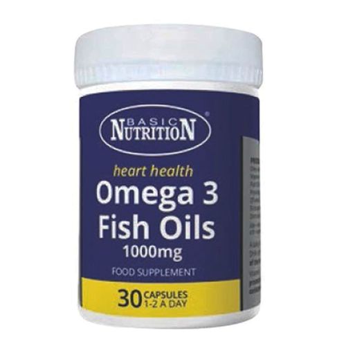Basic Nutrition Hs Omega 3 Fish Oil 1000 Mg Cap 30s