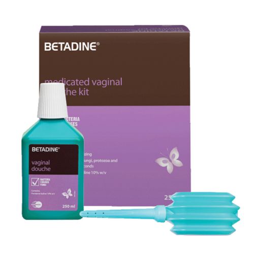 Betadine Medicated Vaginal Douche Kit