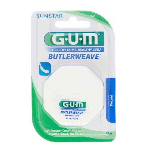 Gum Butler Weave Floss Waxed