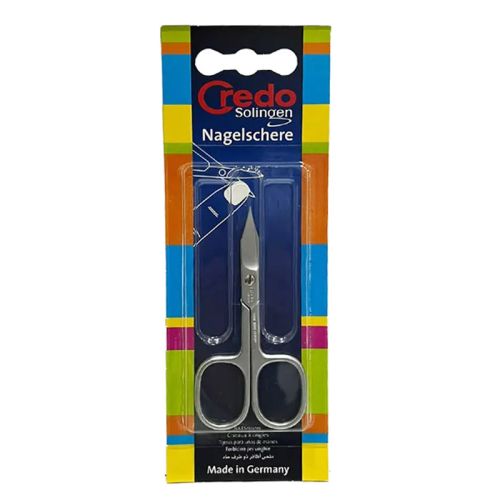 Credo Nail Scissors 3.5" Tower Matt Chromium  20s