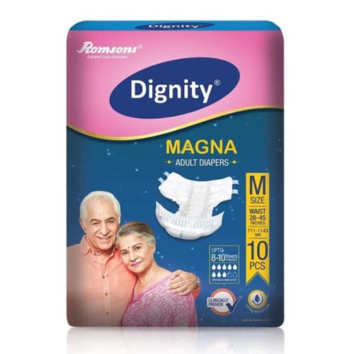 Romsons Dignity Adult Diapers Medium 10s