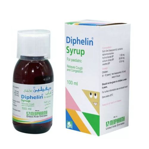 Diphelin 100 ml Peadiatric Syrup