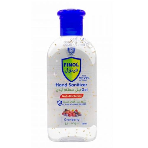 Finol Hand Sanitizer Gel 110ml Cranberry