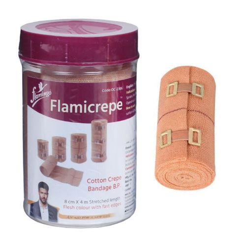 Flamingo El. Crepe Bandage 8cmx4m