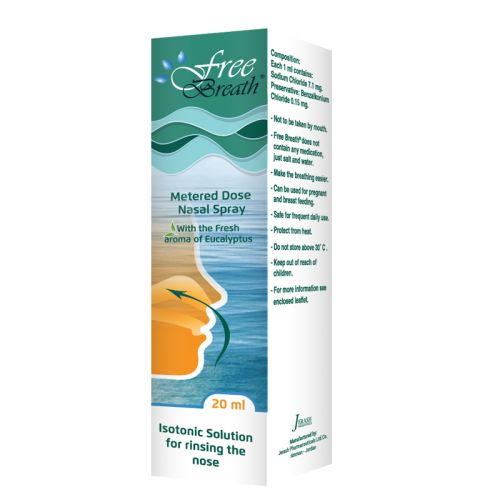 Free Breath With Fresh Aroma of Eucalyptus Nasal Spray