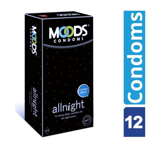 Moods All Night Condom 12s
