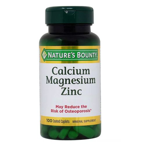 Natures Bounty Calcium Magnesium Zinc Chelated Tablets 100's
