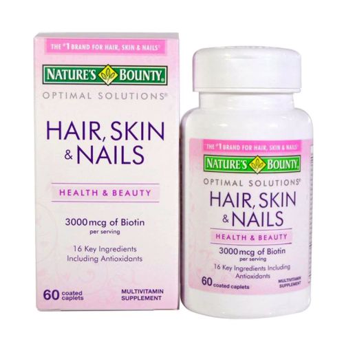 Natures Bounty Skin Hair & Nails 60's Tablets