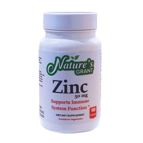 Natures Grant Zinc 50mg Tab 100s