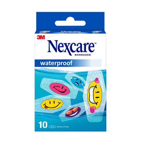 Nexcare Tattoo Emoji Waterproof 10's