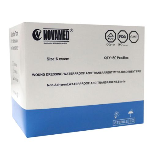 Novamed Wound Dressing Self Adh 6cmx10cm 50s