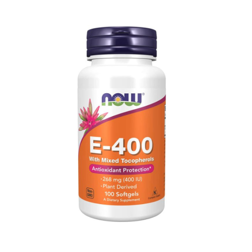 Now E-400 with Mixed Tocopherols 100 Softgels