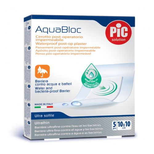 Pic Aquabloc Plasters 10x10cm - 5s