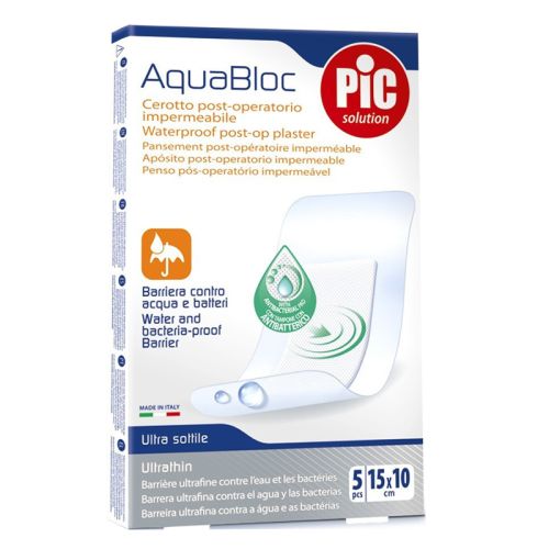 Pic Aquabloc Plasters 15x10cm - 5s