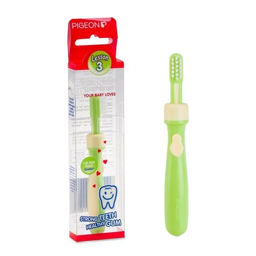 Pigeon Training Toothbrush Green