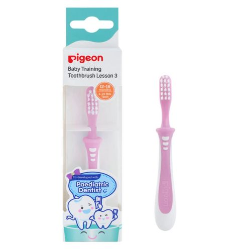 Pigeon Training Toothbrush Pink