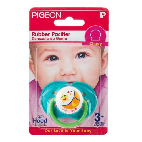 Pigeon 13855 Rubber Pacifier Green