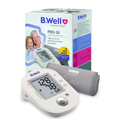B.Well PRO-35 Automatic Blood Pressure Monitor + Free Glucometer