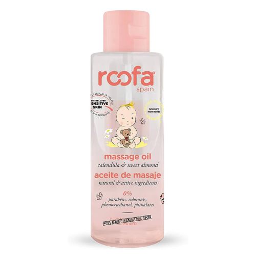 Roofa Massage oil with Calendula and Sweet Almond (Natural) 100ml