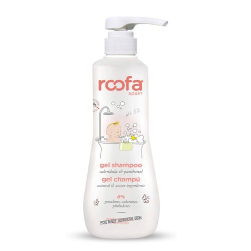 Roofa Gel Shampoo (Calendula and Panthenol) 500ml 