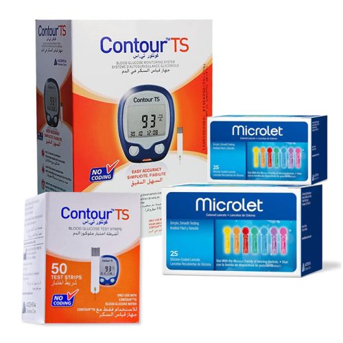 Bayer Contour TS Kit + Strip 50s + 2 Lancet 25s