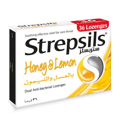 Strepsils Honey & Lemon Lozenges 36's